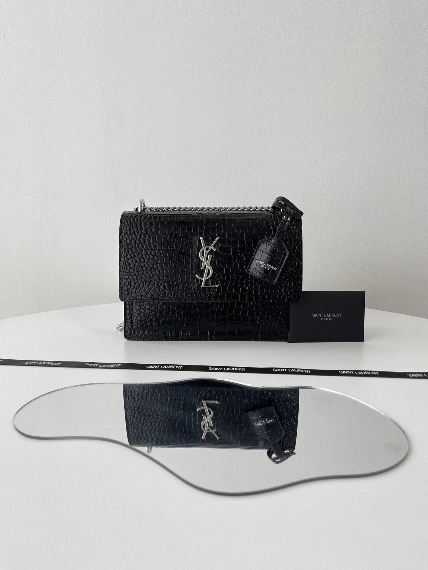 [YSL/블랙프레임] 선셋 미듐 숄더백