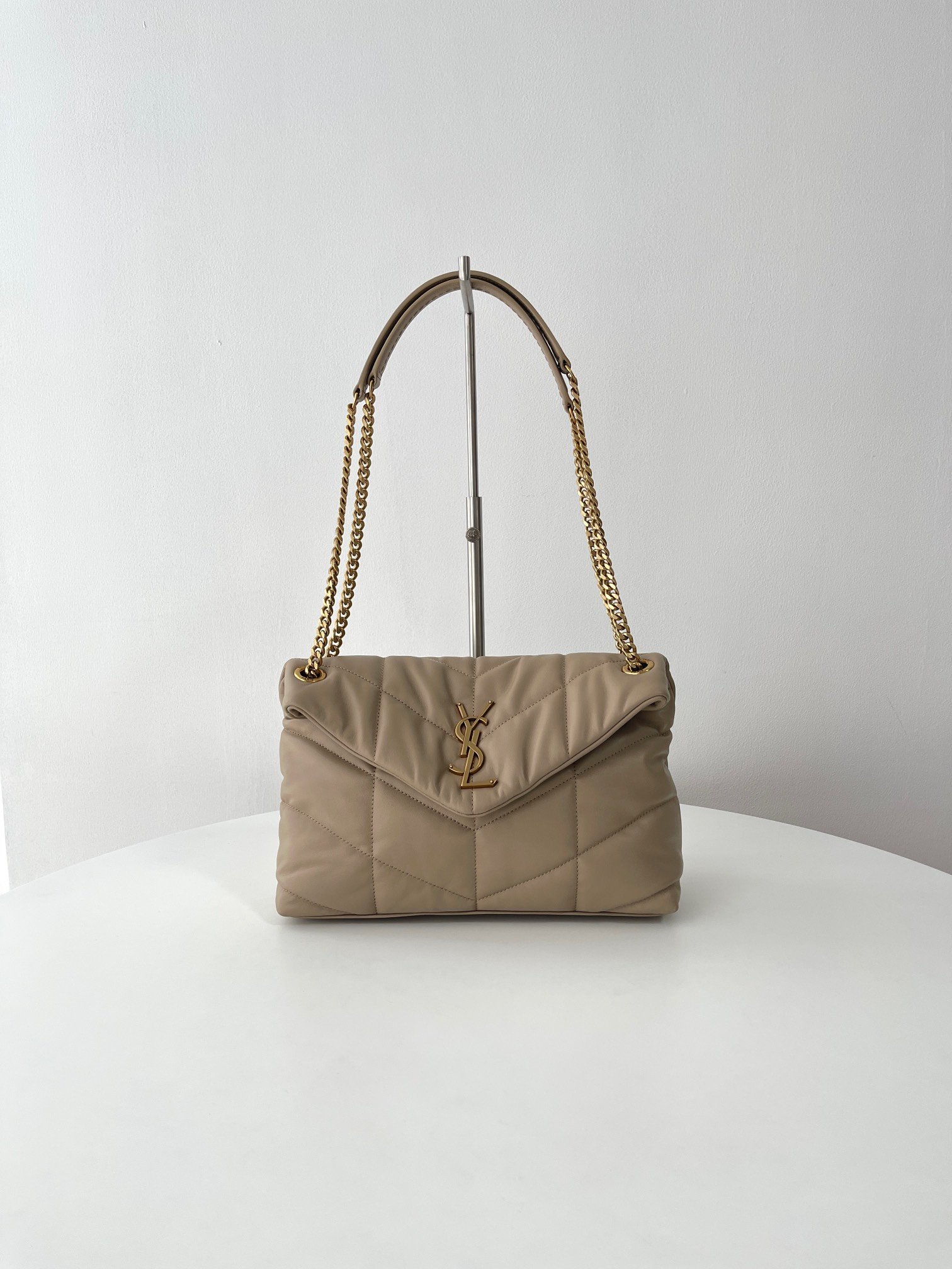 [YSL/블랙프레임] 루루 푸퍼 스몰 숄더백