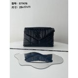 [YSL/블랙프레임] 루루 푸퍼 스몰 숄더백