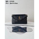 [YSL/블랙프레임] 루루 푸퍼 스몰 숄더백