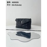 [YSL/블랙프레임] 루루 푸퍼 미니(토이) 체인 숄더백