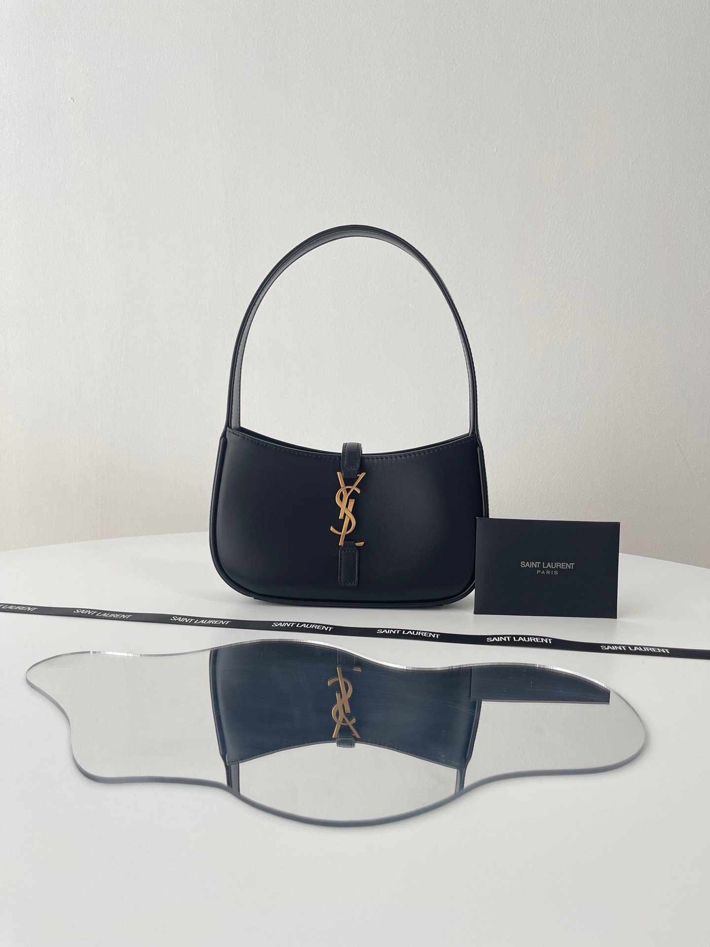 [YSL/블랙프레임] le5a7 미니 숄더백 호보백