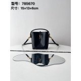 [YSL/블랙프레임] le37 숄더백 버킷백 미니