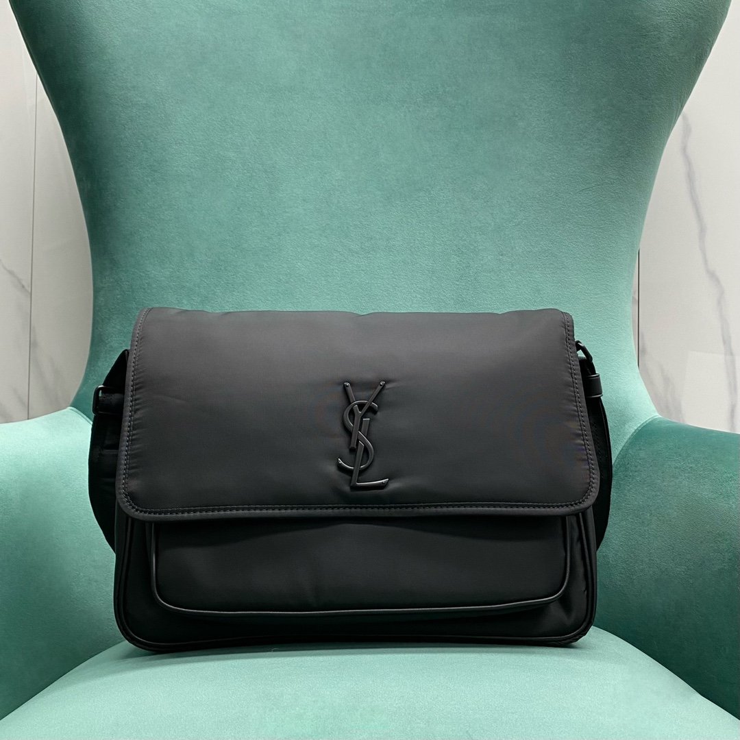 [YSL/석류] 에코닐 나일론 니키 메신저백